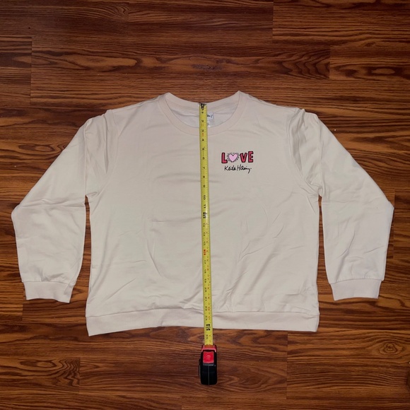 NWT Keith Haring 2 Piece Lounge Pajama Set - Long Sleeve Crew and Jogger - Picture 2 of 12